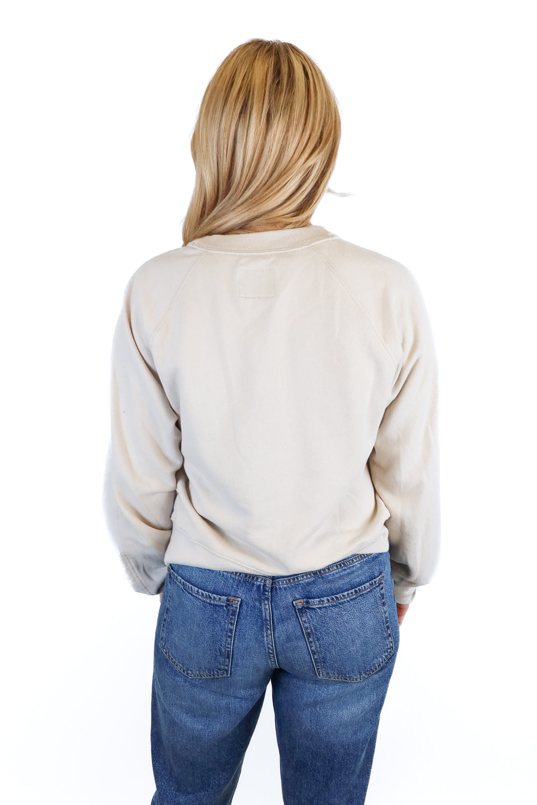 Abercrombie & Fitch beige crewneck (S)