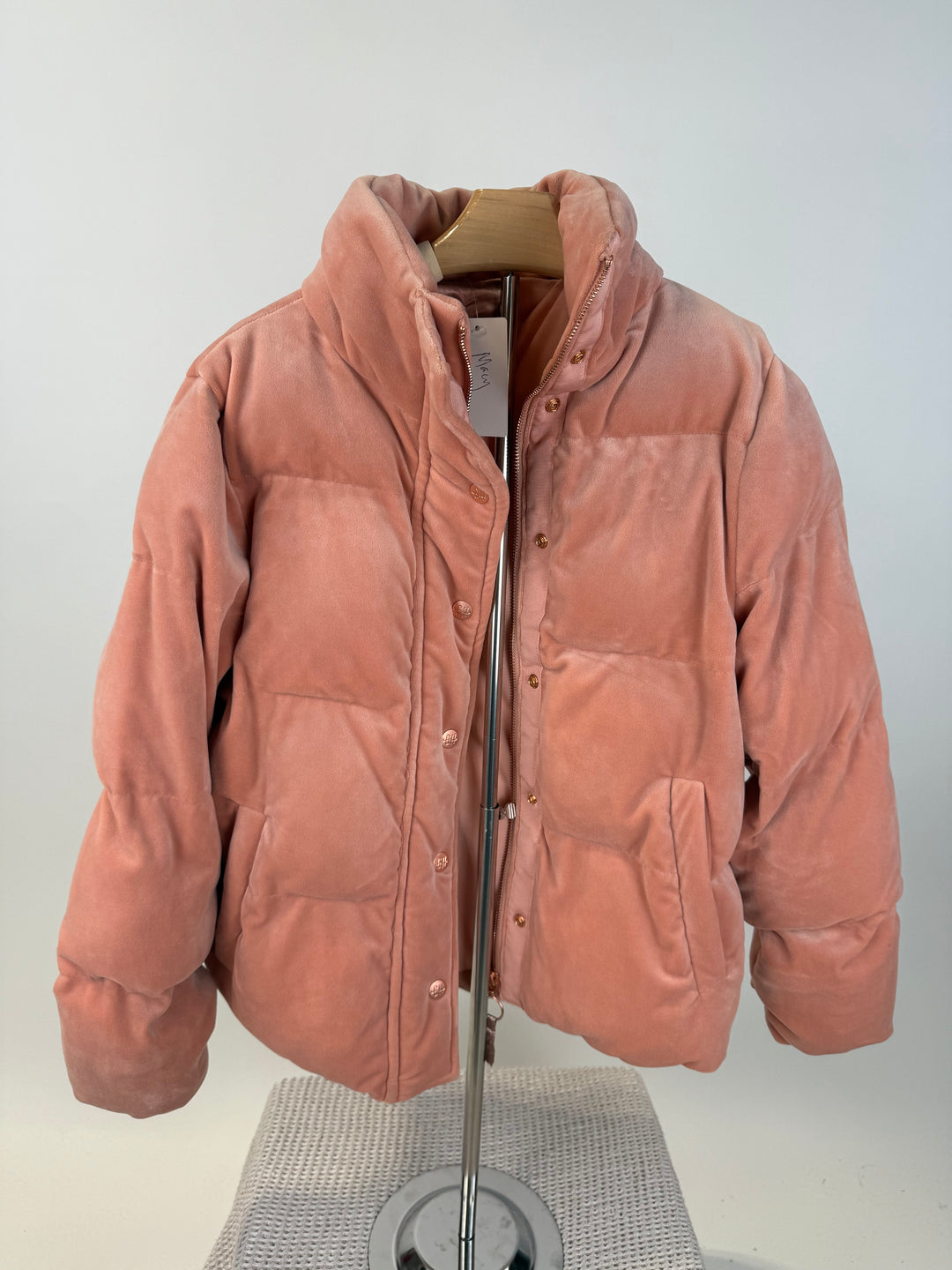 SOLD: Good Hart Velour Puffer (S; retail $145)
