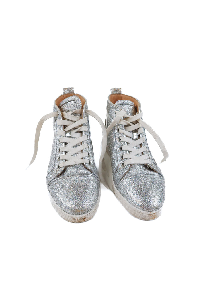christian louboutin metallic sneakers (38/ US8; retail $1,495)