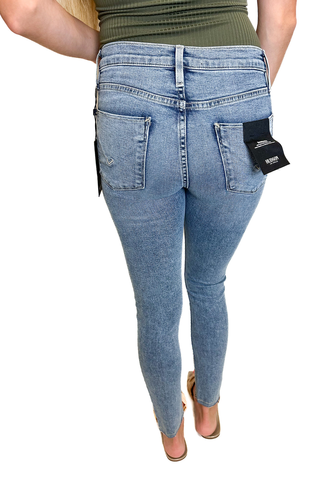 Hudson Barbara High Waist Super Skinny Ankle Jean NWT (24)