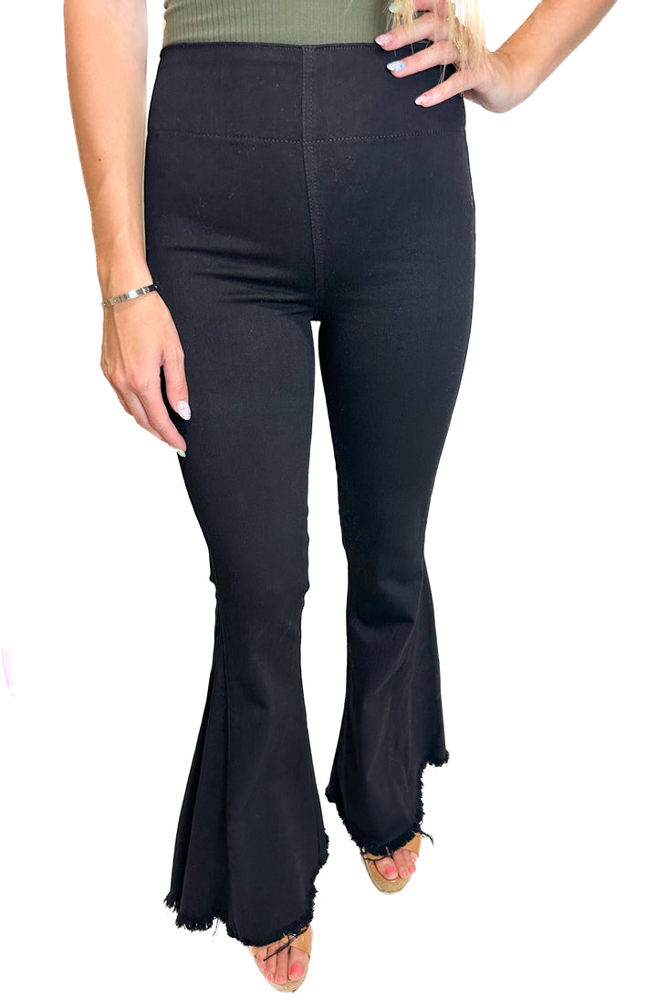Show Me Your Mumu Flared Black Jeans NWT (XS)