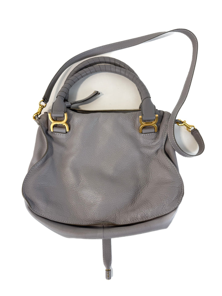 SOLD Chloe Marcie Bag in Cashmere Grey (retail $2,690)