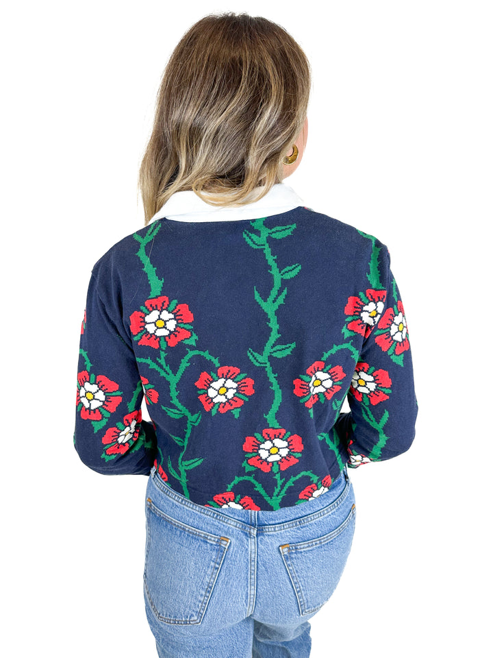 Rowing Blazers Floral Print Top (L)