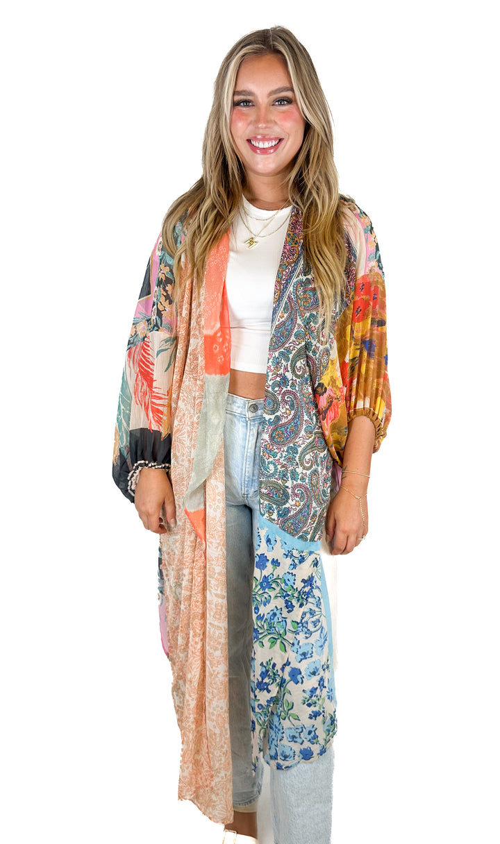 Free People Leonora Kimono (O/S)