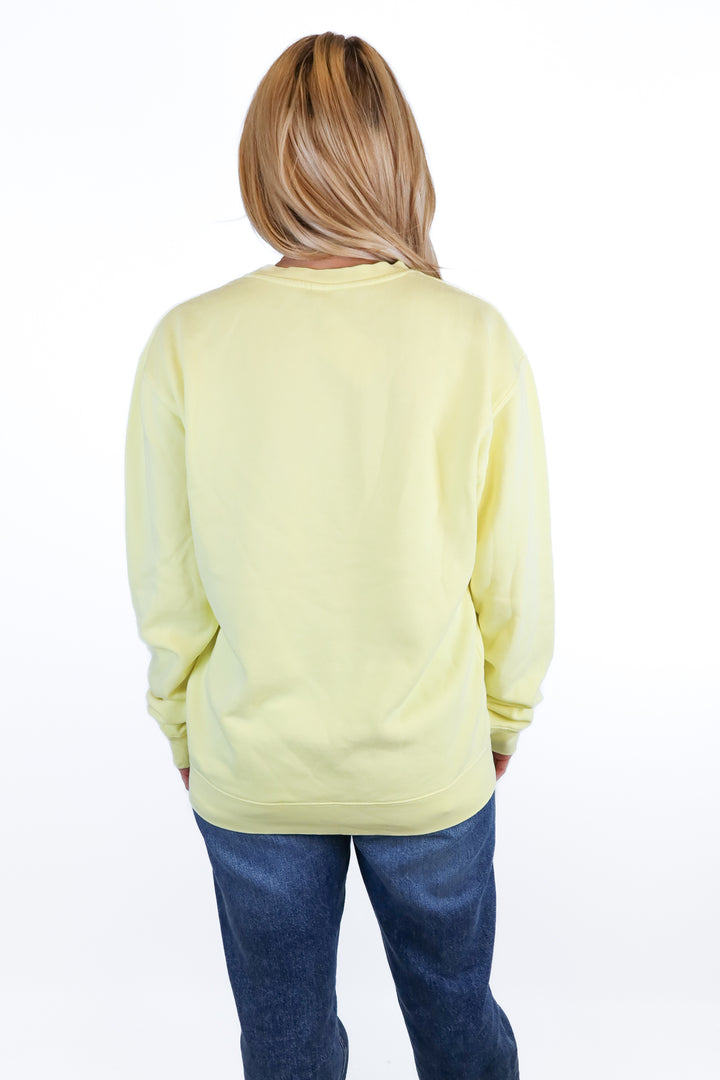 Living Fully Co by Mallory Ervin Yellow Worthy Sweatshirt (M)
