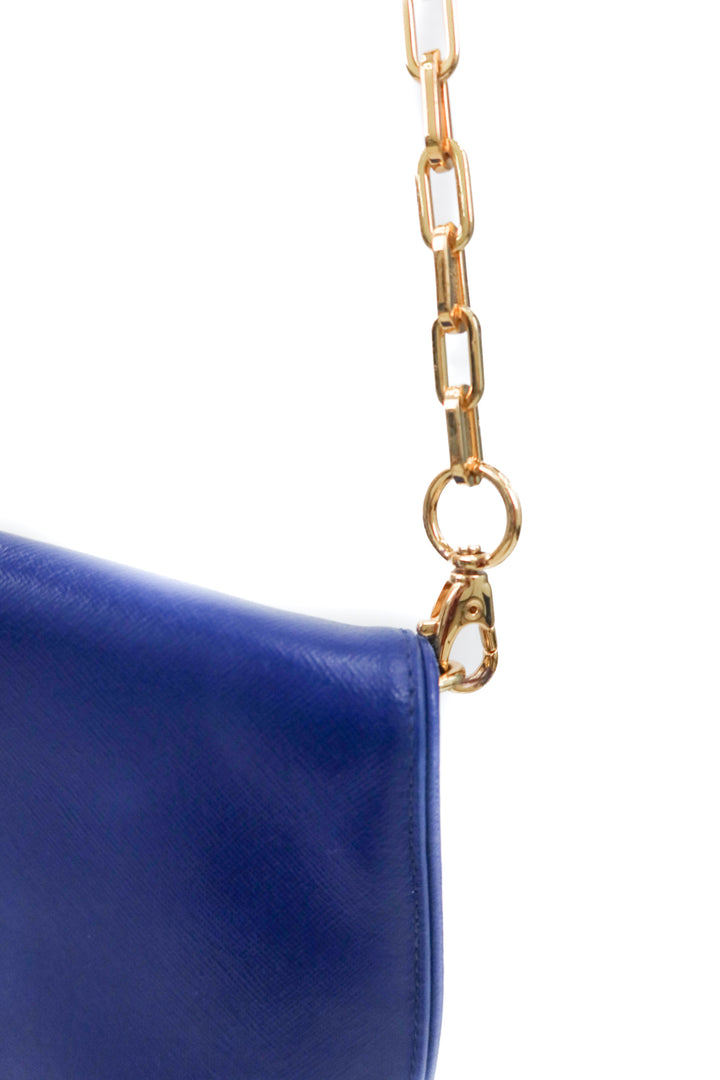 Tory Burch Saffiano Robinson Logo Clutch/ Crossbody