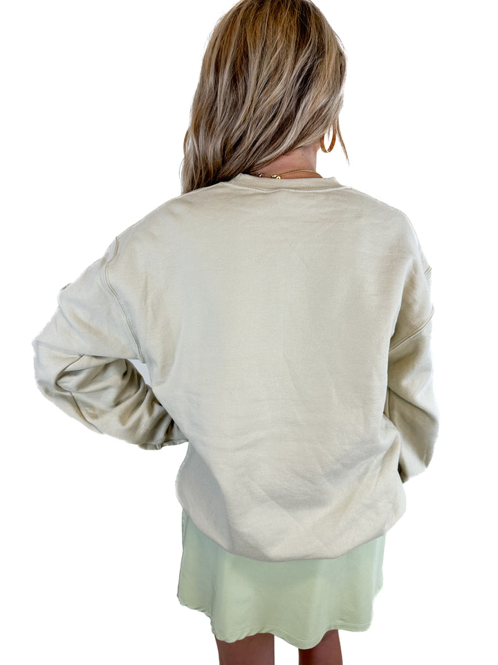 In My Full Heart Era Tan Sweatshirt (M)