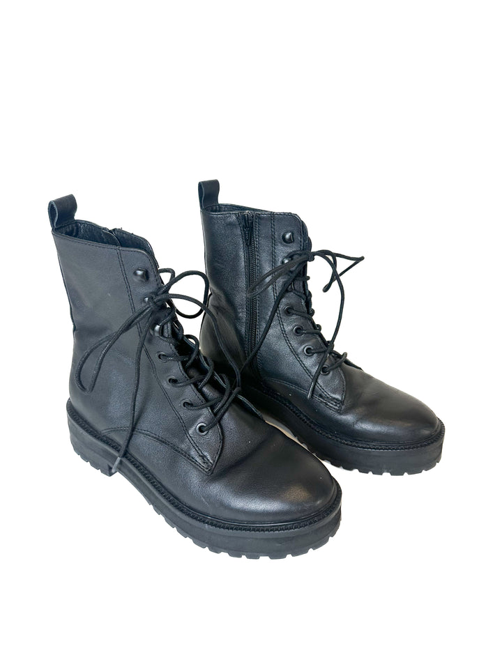 Abercrombie Black Combat Boots (7)
