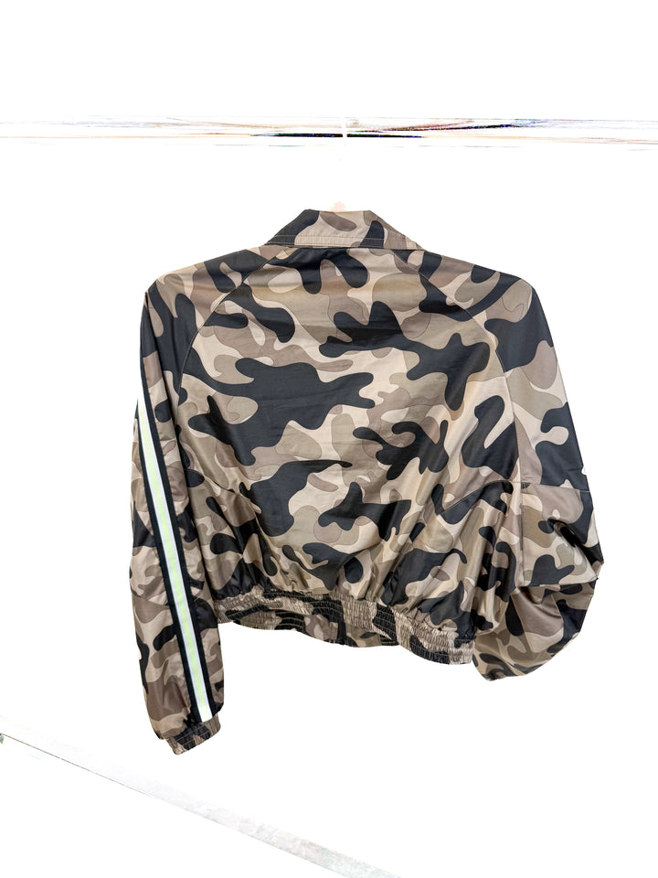 blanc noir camo zip up (m)