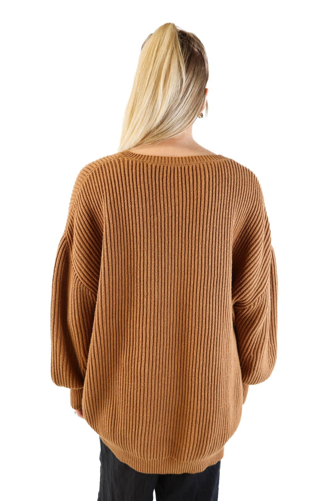 Apiece Apart Cotton & Cashmere Brown Sweater (M; retail $425)