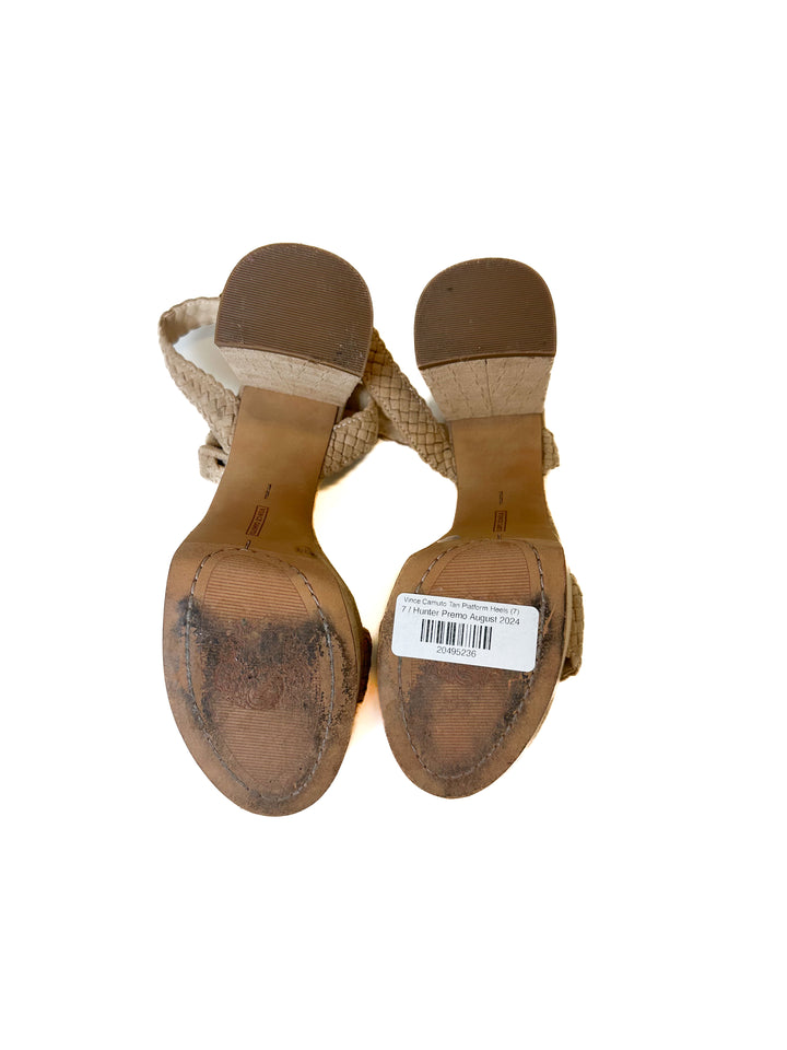 Vince Camuto Tan Platform Heels (7)