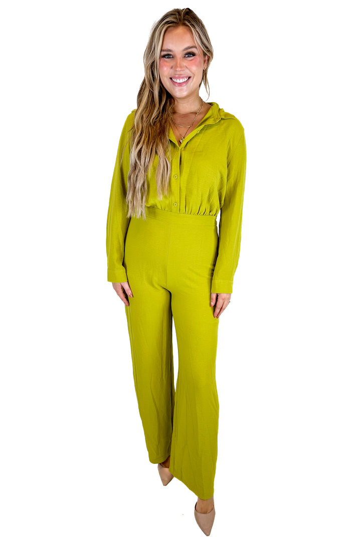Fashion Nova Green Jumpsuit (L)