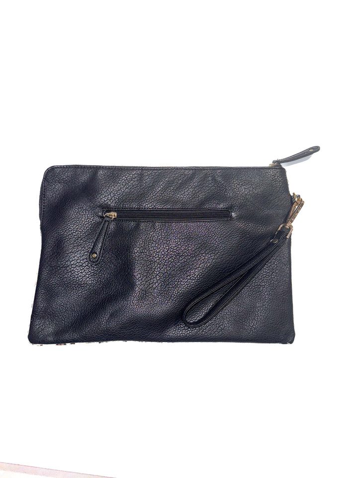street level large leopard wristlet NWOT