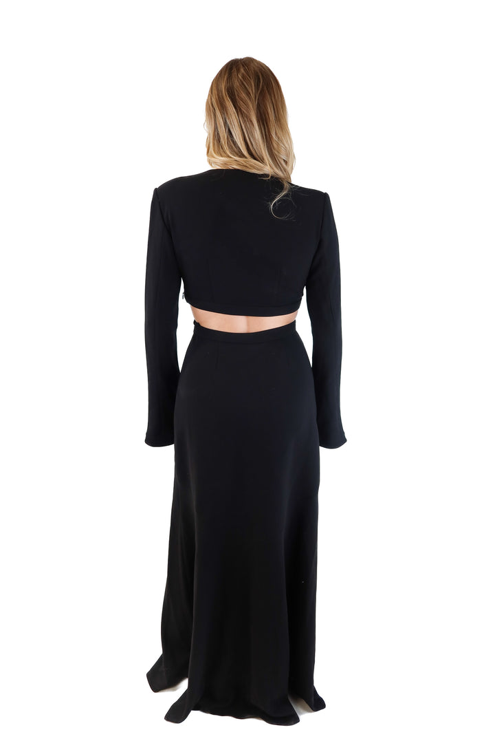 A.L.C. Black cut out maxi dress NWT (6; retail $595)