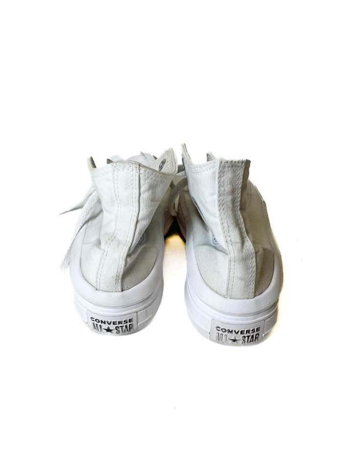 White Converse All Star Move Platform Hi-Top Sneakers (7)