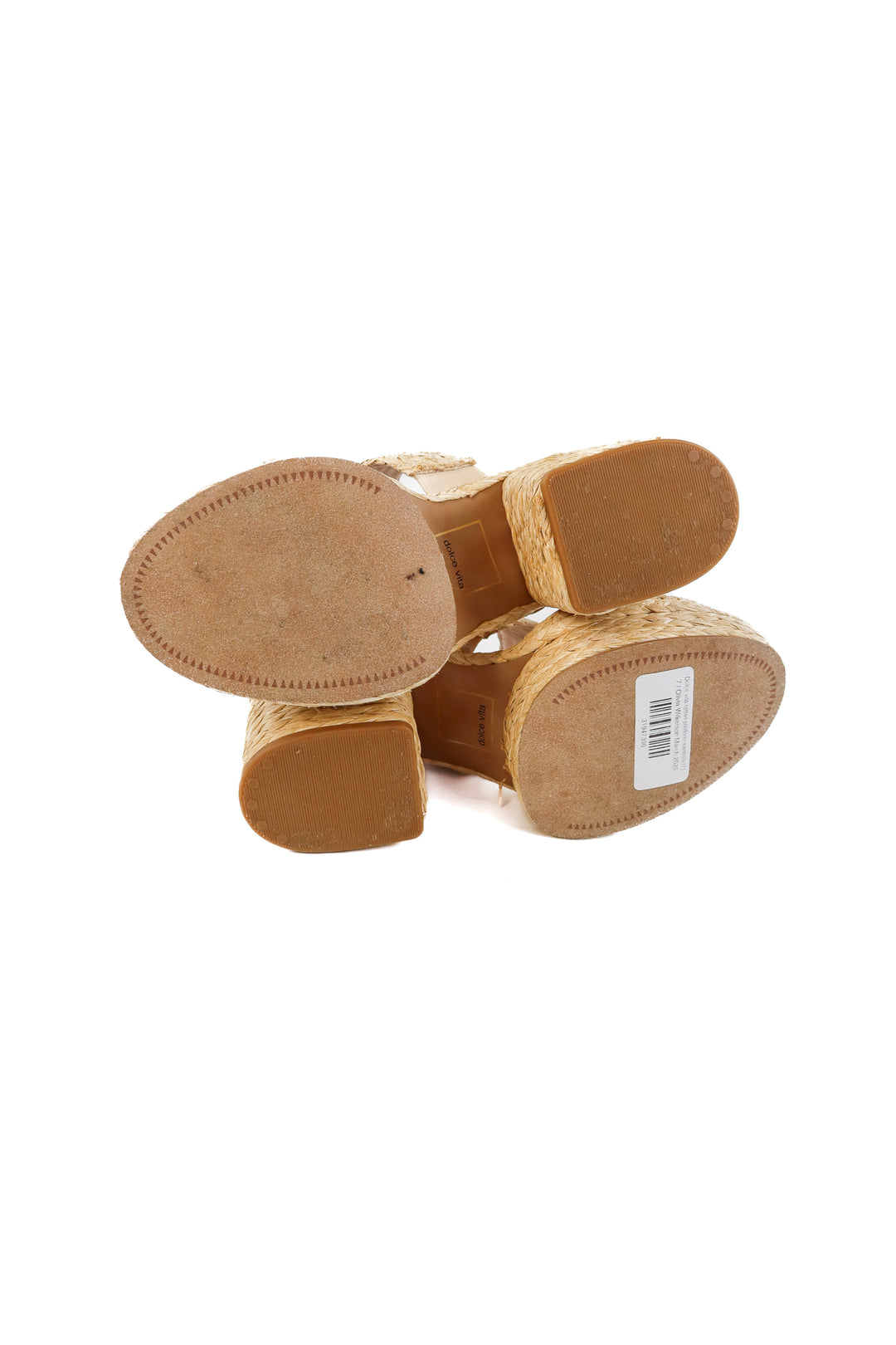 Dolce vita rattan platform sandals NWOT (7; retail $130)
