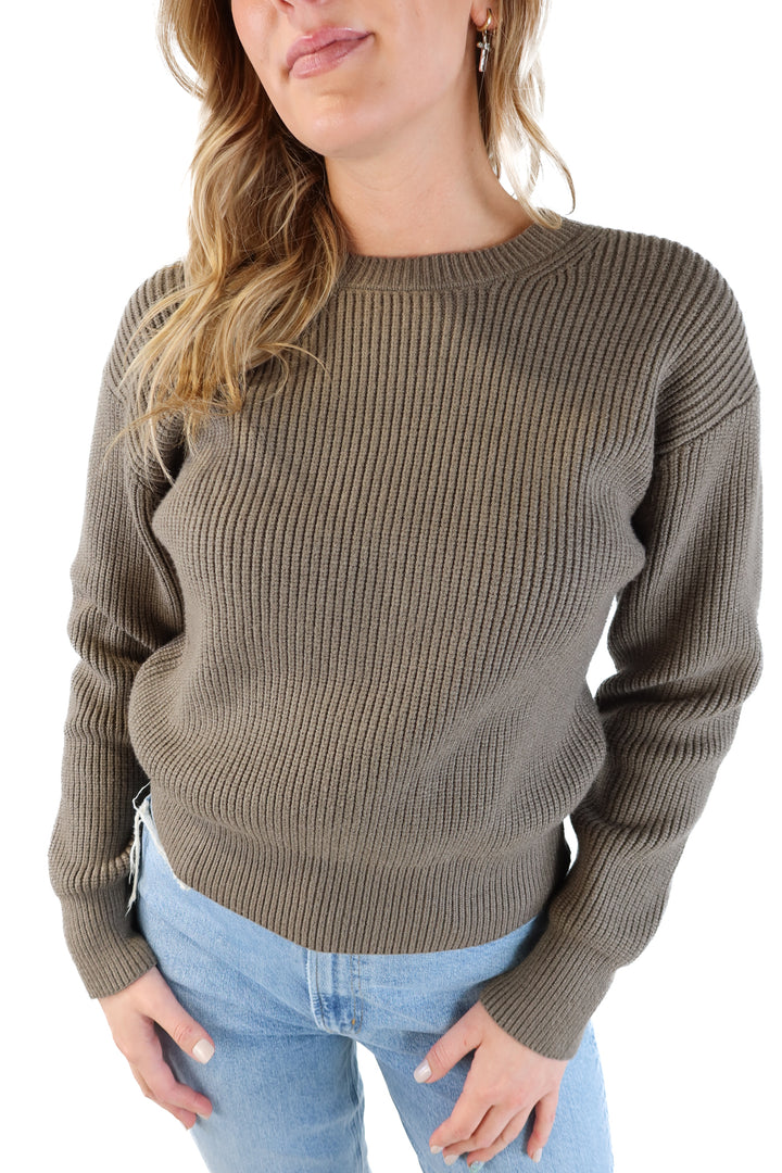 Evereve olive green sweater NWT (s; retails for $97)