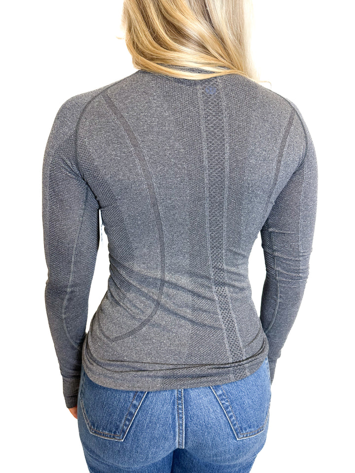Lululemon Grey Swifty Top (S)