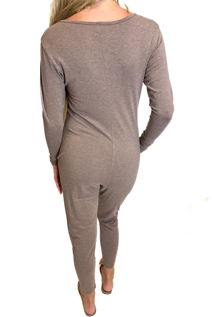 Smash & Tess Brown Pajama Onesie (XS)