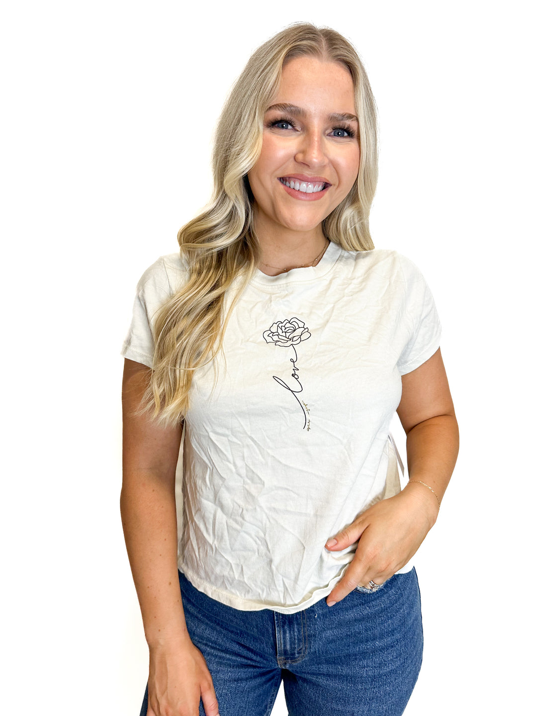 Spiritual Gangster Love Rose Lila Short-Sleeve T-Shirt NWT (S)