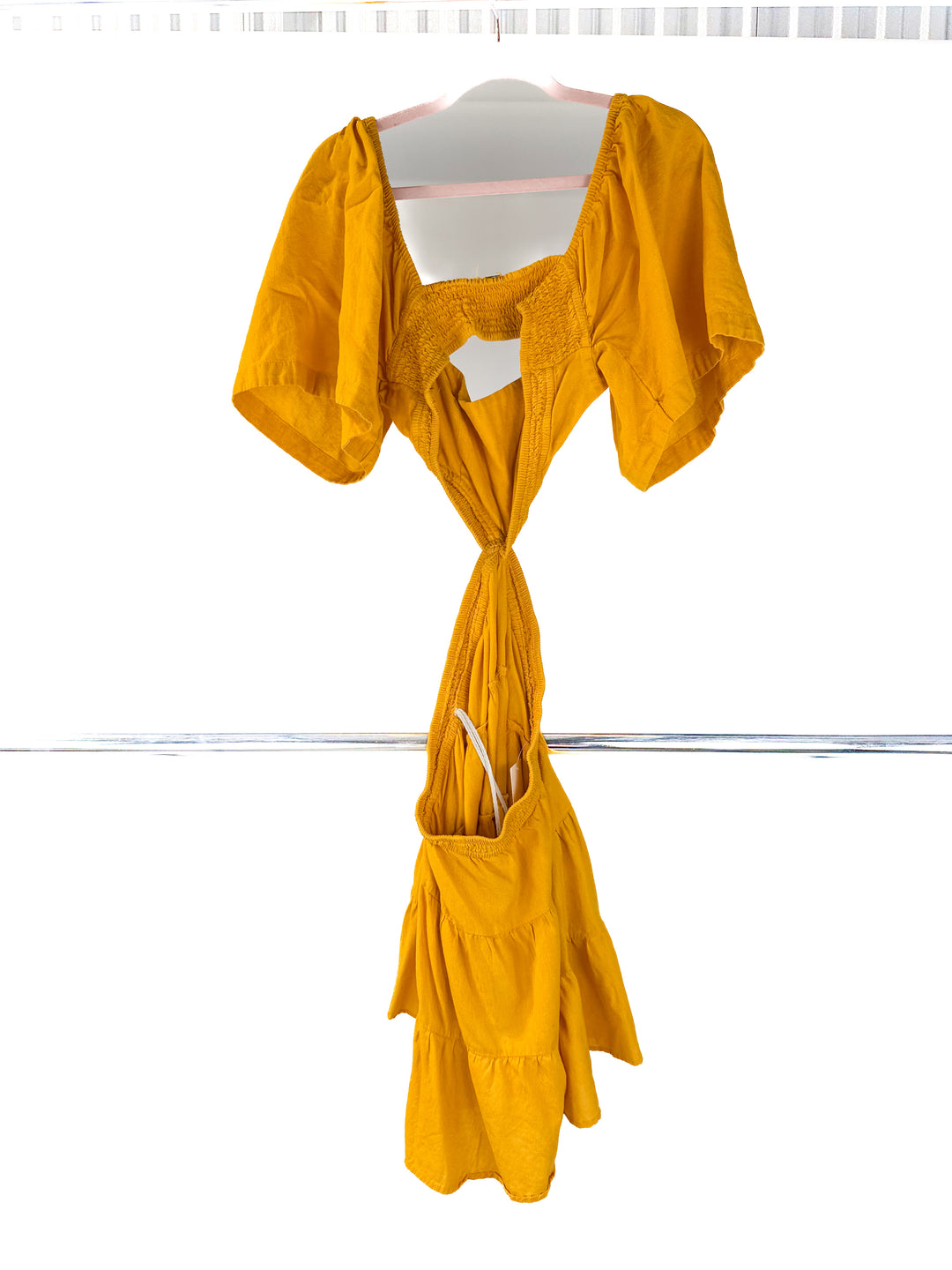 free people marigold cut out dress (m*;retail $78)