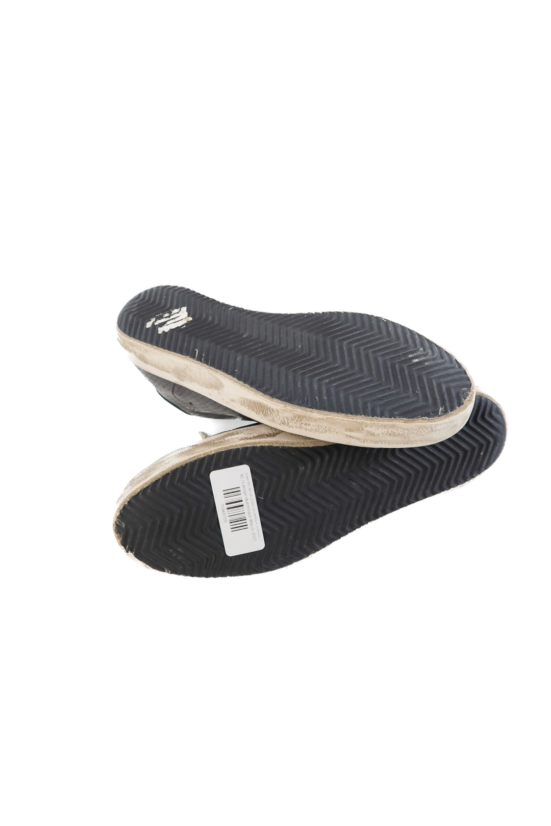 golden goose Superstar deluxe black snakeskin sneakers (40; retail $645)