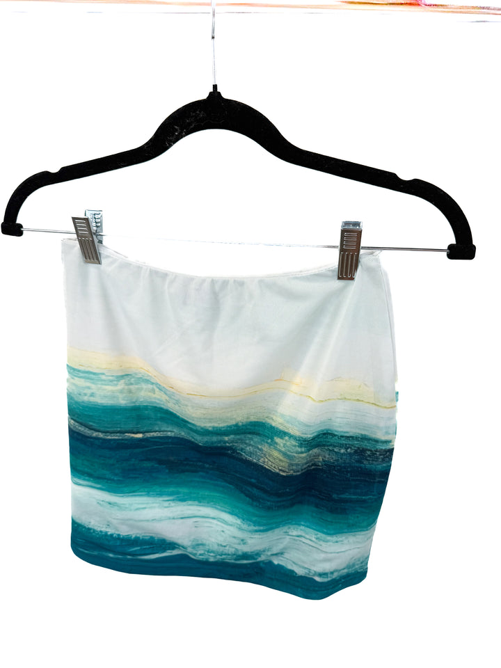 farai london ocean skirt (s; retail $100)