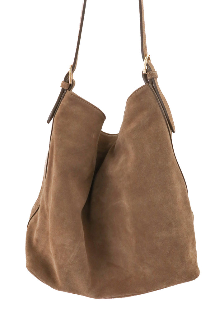 vestirsi taupe suede bag (retail $399)