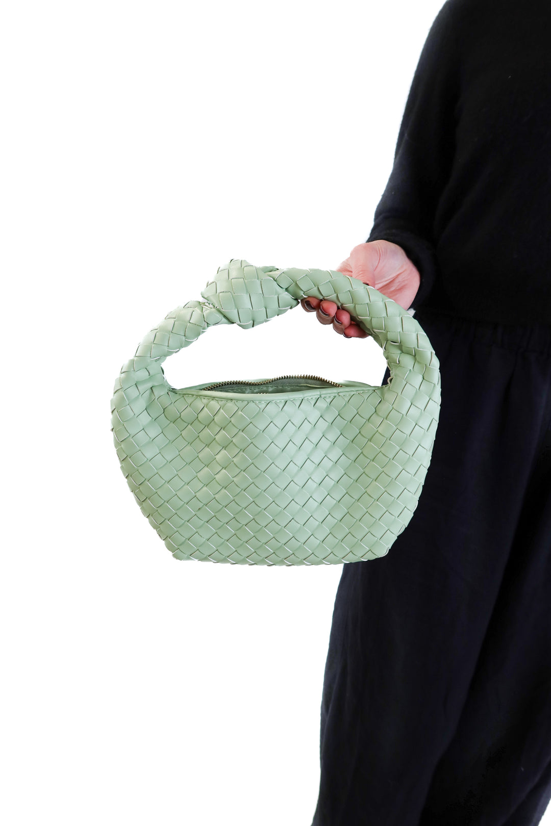 Billini mint woven shoulder bag (retail $80)