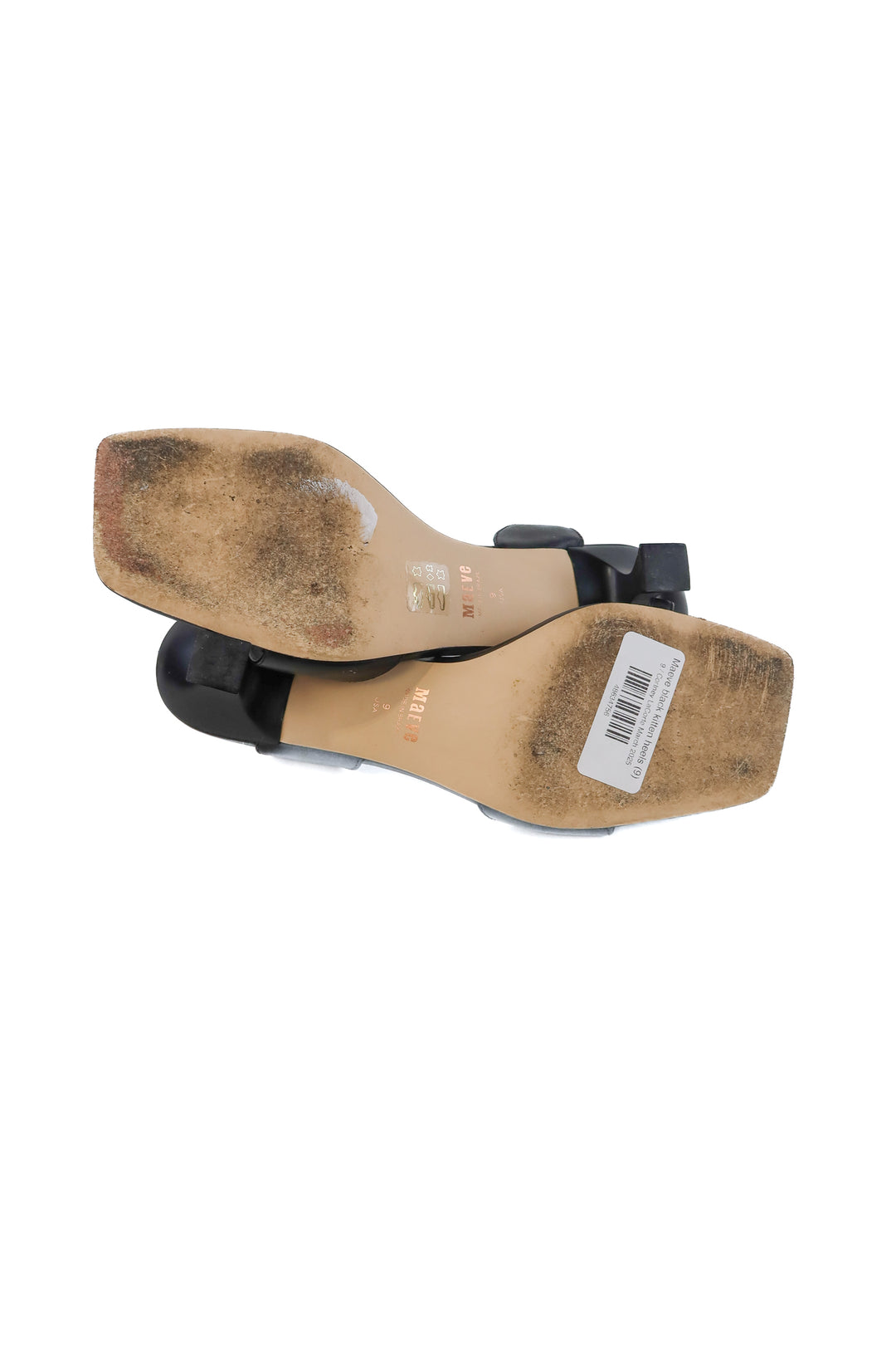 Maeve black kitten heels (9; retails for $$140)