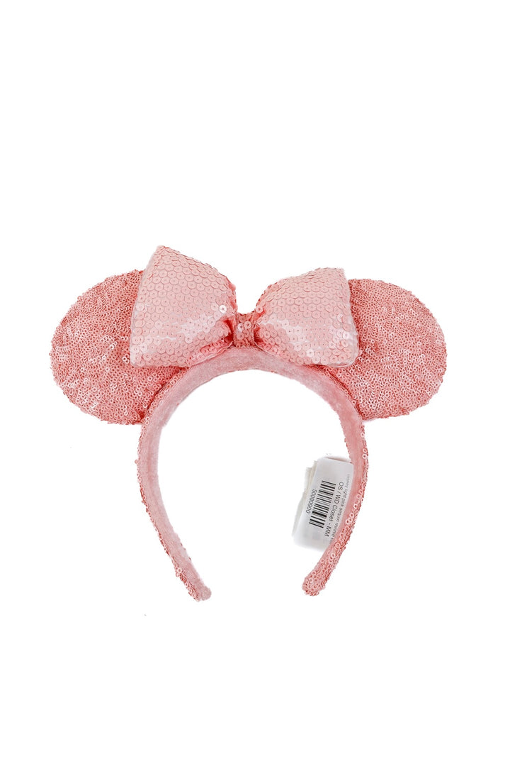 Official disney light pink sequin minnie ears