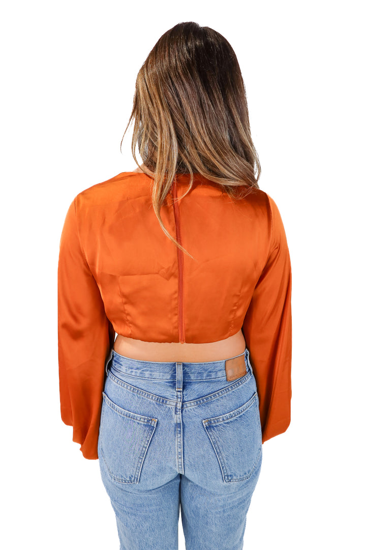 Andrea Iyamah Silky Top (M; retail $270)