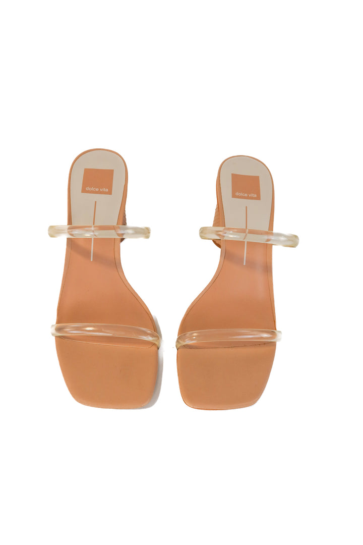 Dolce Vita clear strap heels (10)