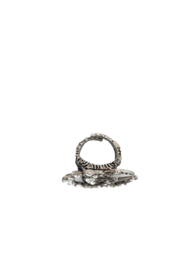 Gucci Crystal Double G Ring (Adjustable; retail $795)