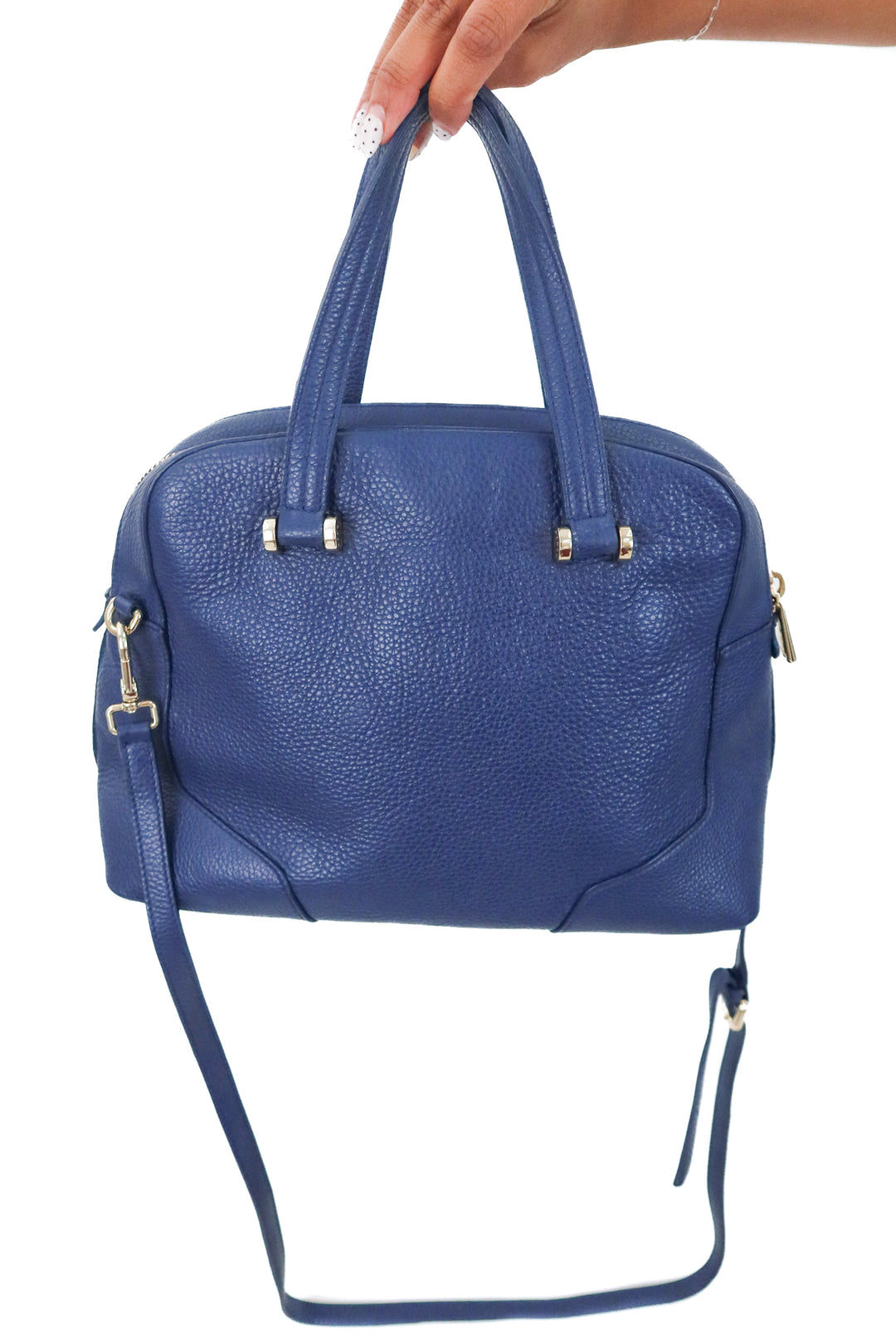 Furla Tess Satchel in Pebbled Leather