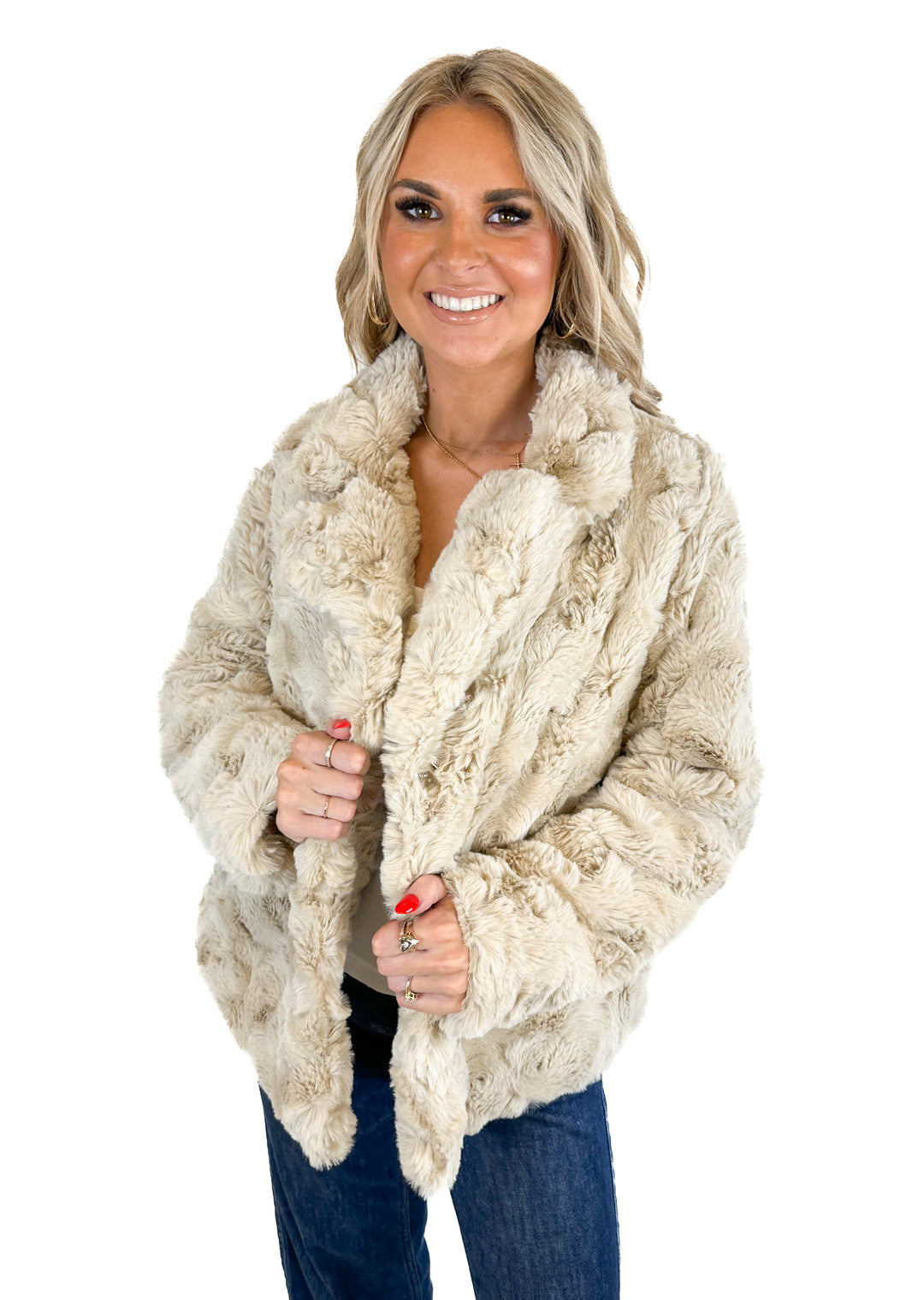 Windsor Faux Fur Jacket NWT (M)
