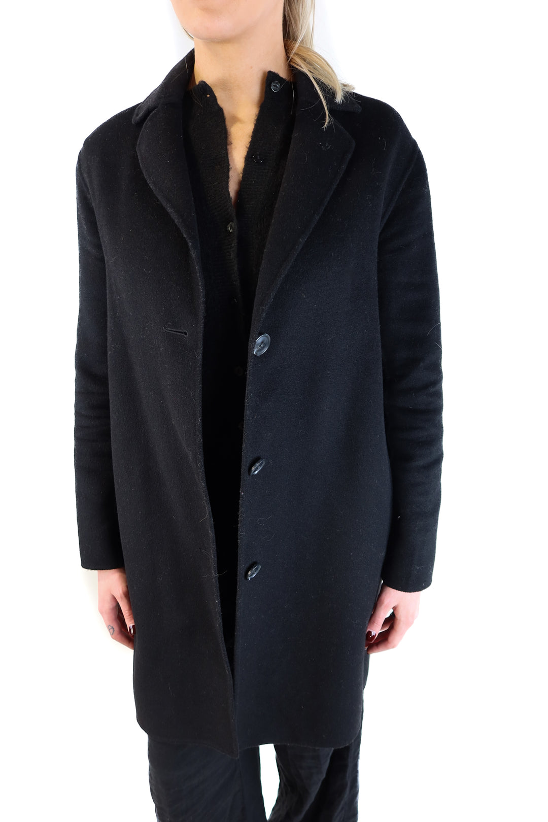 Gap black wool jacket (xs)