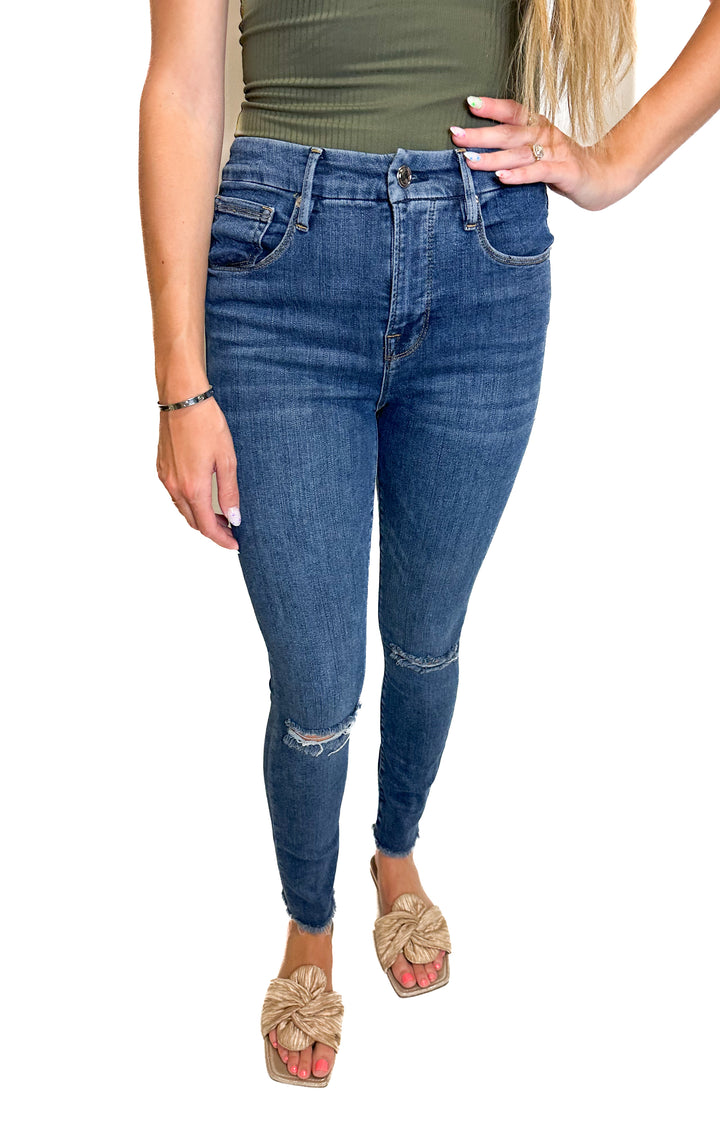 Good American Good Legs Cropped Jeans (26)