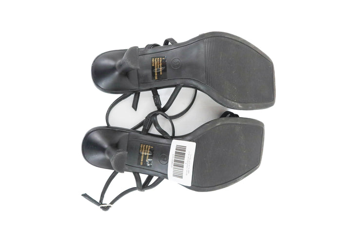 a new day black strappy heels (9)