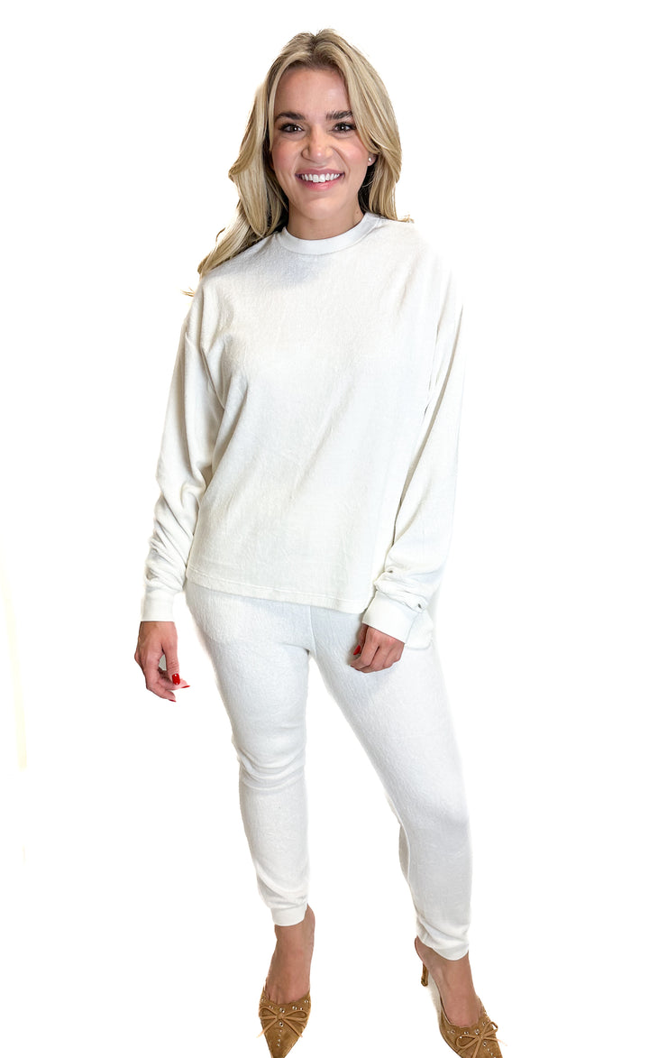 Brownlee Cream Terrycloth Set (S)