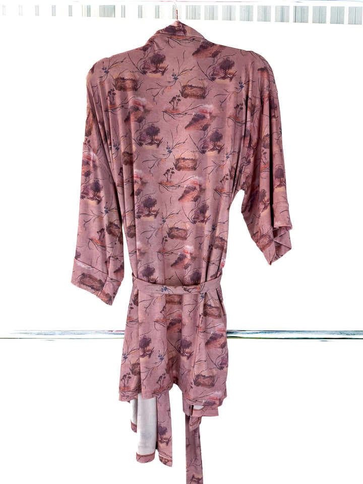 tribe kelley pink dreamer robe (xs/s; retail $145)