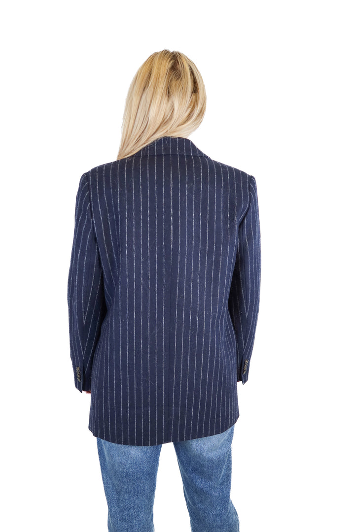 everlane navy striped wool blazer (6)