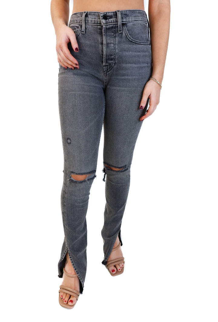 Cotton citizen black distressed jeans (25; retails for $258)