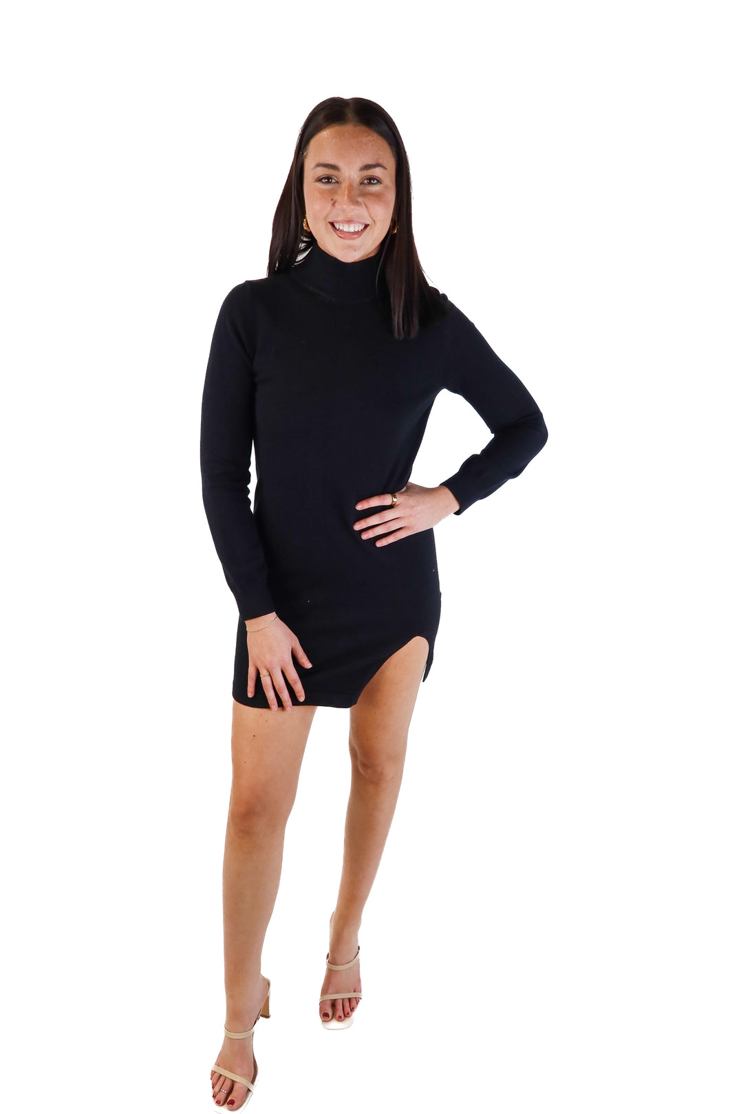 Lovers & Friends Black Knit Dress NWT (M; retail $228)