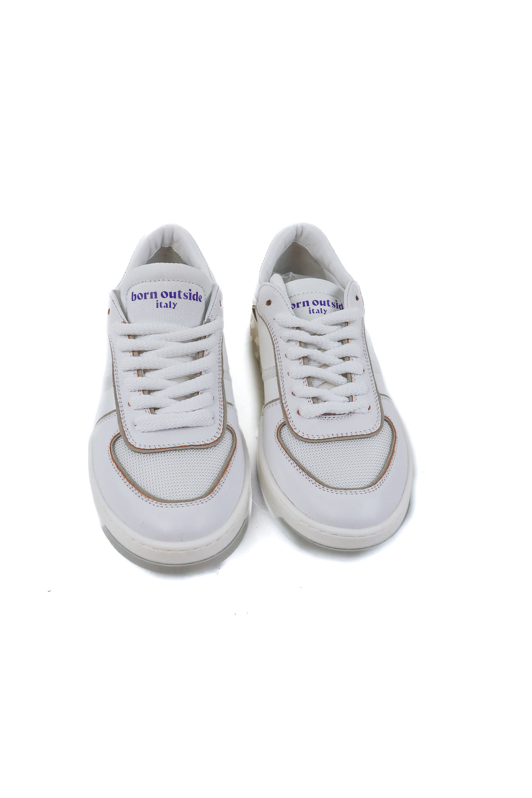 born outside white sneakers NWOT (39; retail $330)