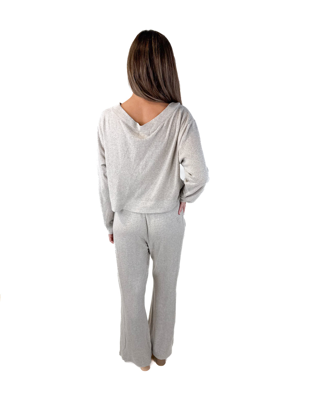 SOLD Open Edit Heathered Taupe Set (S)