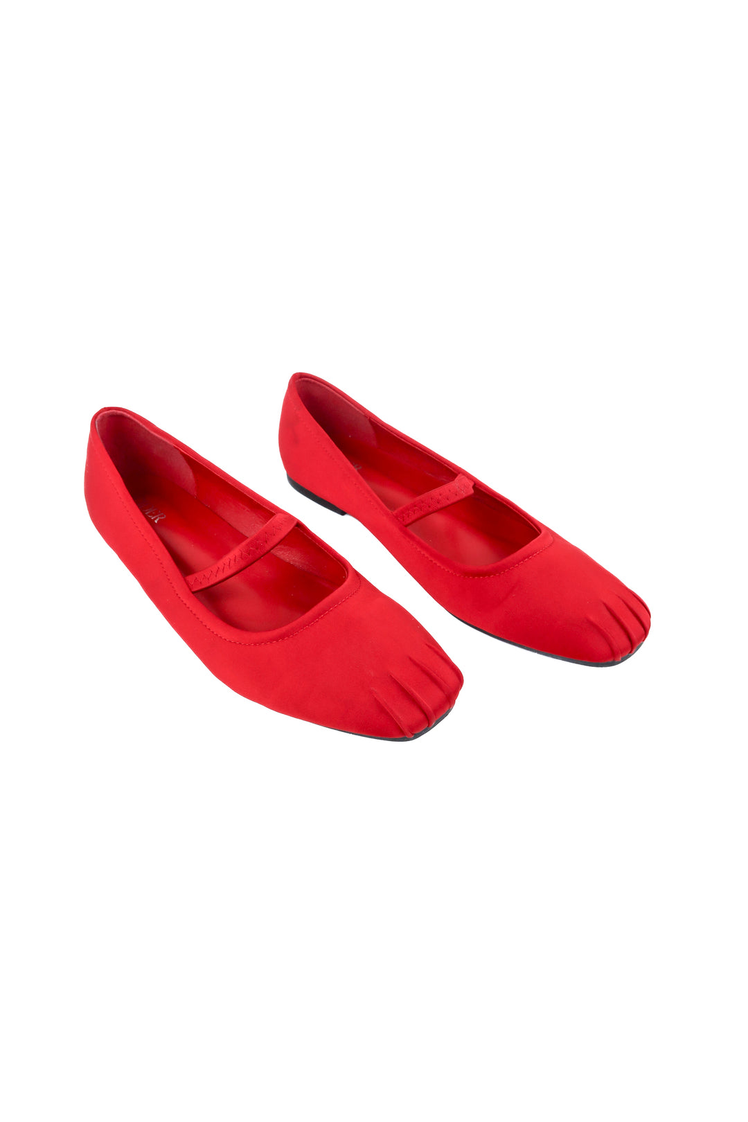 cider red satin ballet flats (40; retail $32.90)