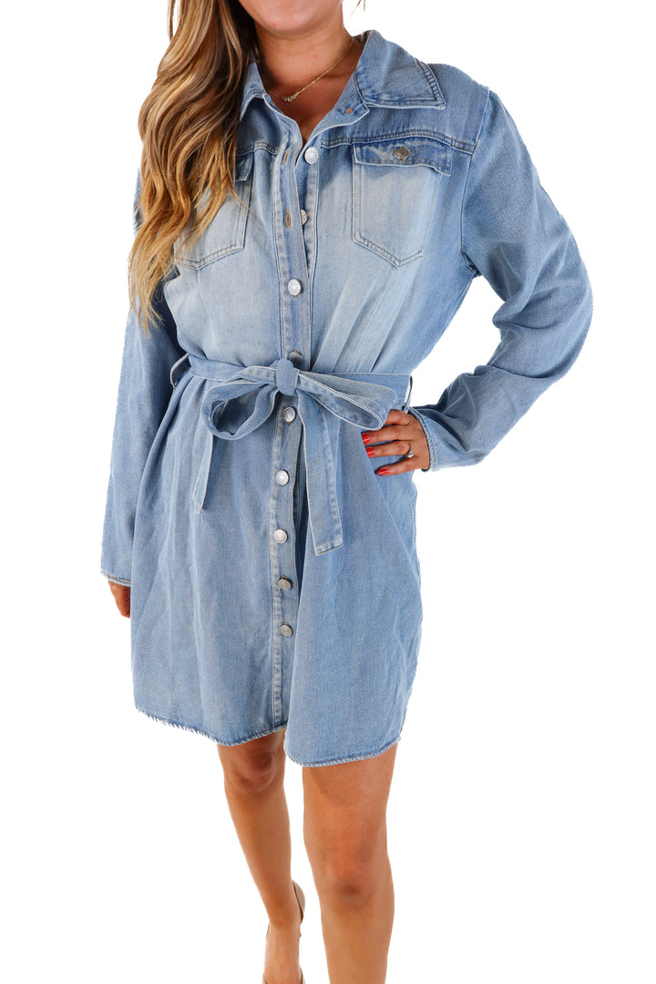 Cupshe denim button up dress NWT (xl)