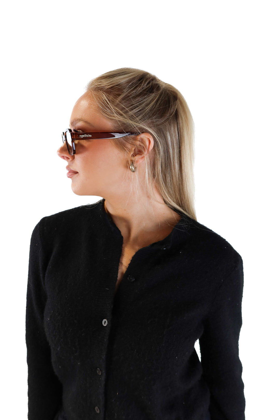 Szade brown rectangular sunglasses (retails for $60)