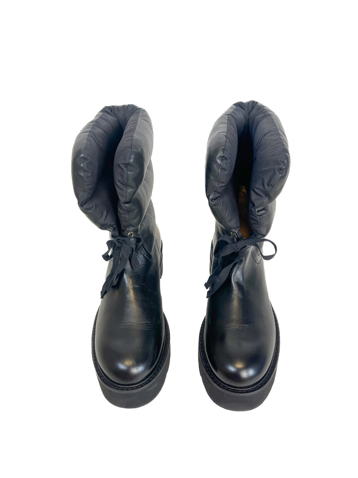 Stuart Weitzman Black UltraLift snow Booties (9)